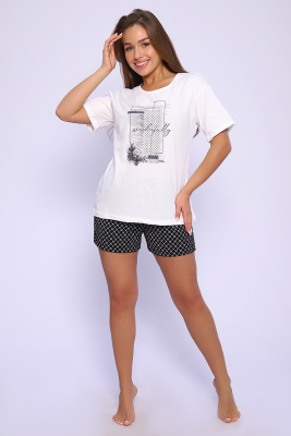 Костюм 59216 черно-белый