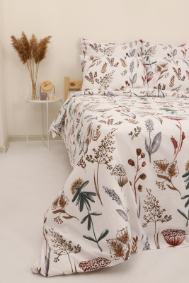 Пододеяльник перкаль Французский шик-1 белый